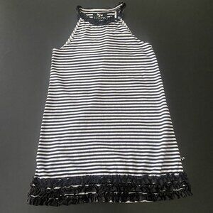Llum Black & White Striped Dress